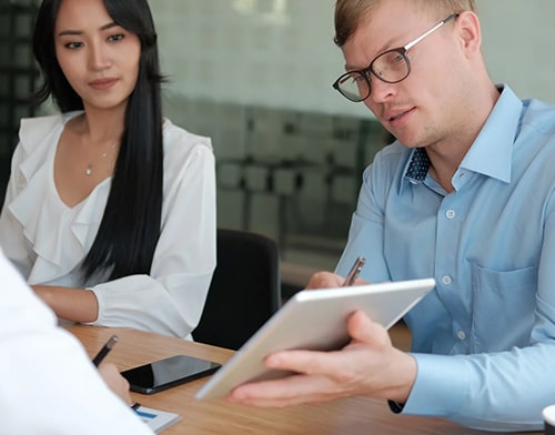 Archive managers look at a client's situation