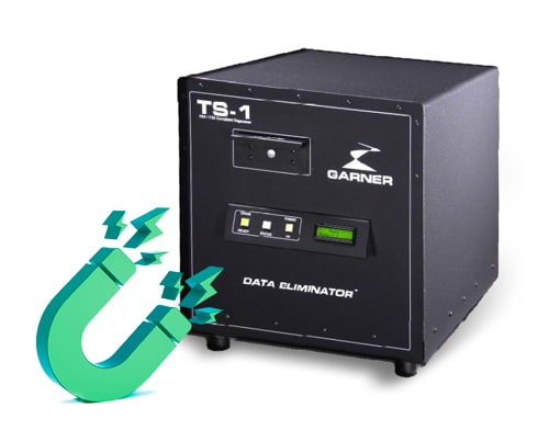 Photo of the machine used to demagnetise